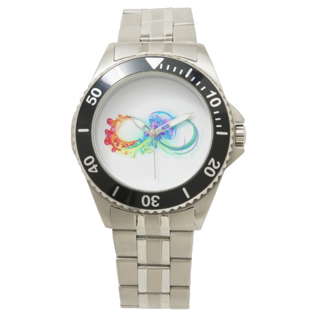 Montre Infinity avec Rainbow Jellyfish (devant)