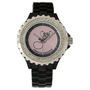 Montre Infirmière inscrite à la RN personnalisée
