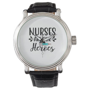 Montre Infirmières Cadeaux Les Infirmières Sont Nos Héros