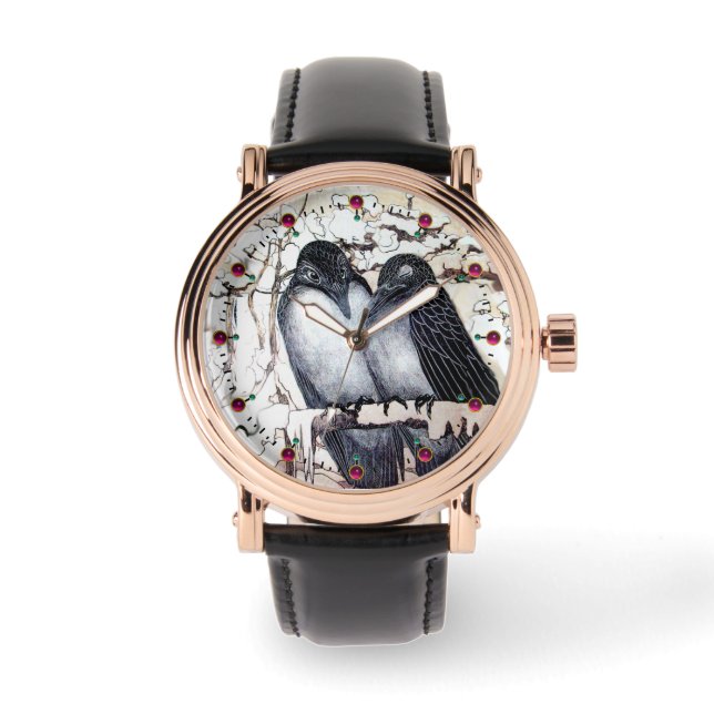 MONTRE INSÉPARABLES D'HIVER DANS LA NEIGE (Recto)