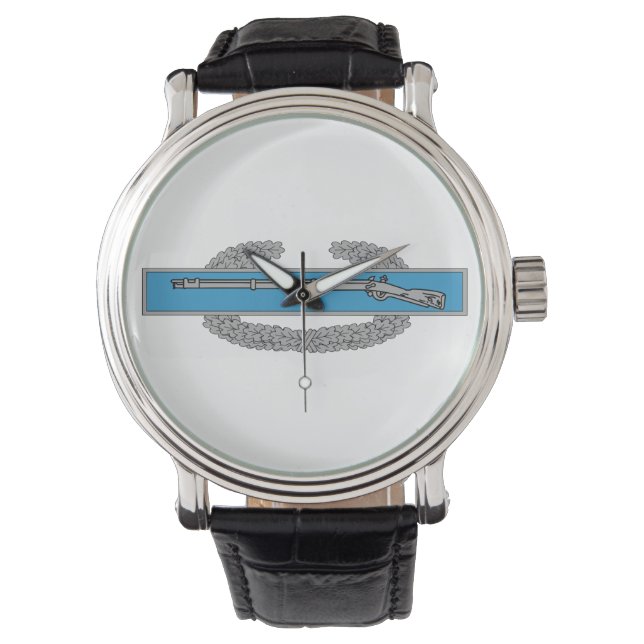 Montre Insigne de l'Infanteur de combat CIB Armée Vétéran (devant)