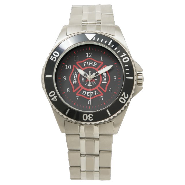Montre Insigne du service d'incendie (devant)