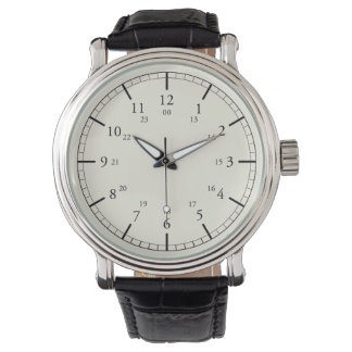 Montre Inspirée de Manomètre Clair - 12 en Haut