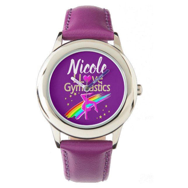 MONTRE INSPIRER I LOVE GYMNASTICS DESIGN (devant)