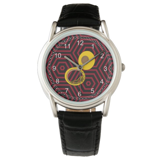 Montre Instrument de musique Tuba (devant)