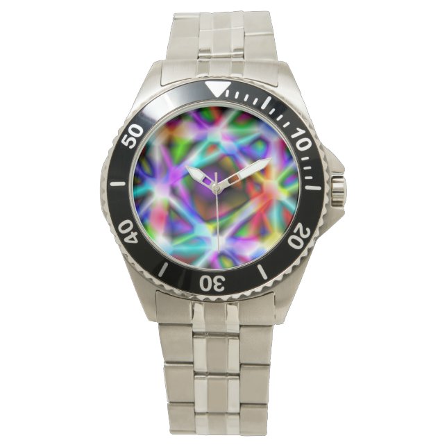 Montre Iridescente Chrome Cinq (devant)