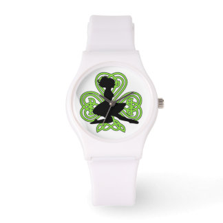 Montre Irish Dancing Shamrock Celtic Knot Watch