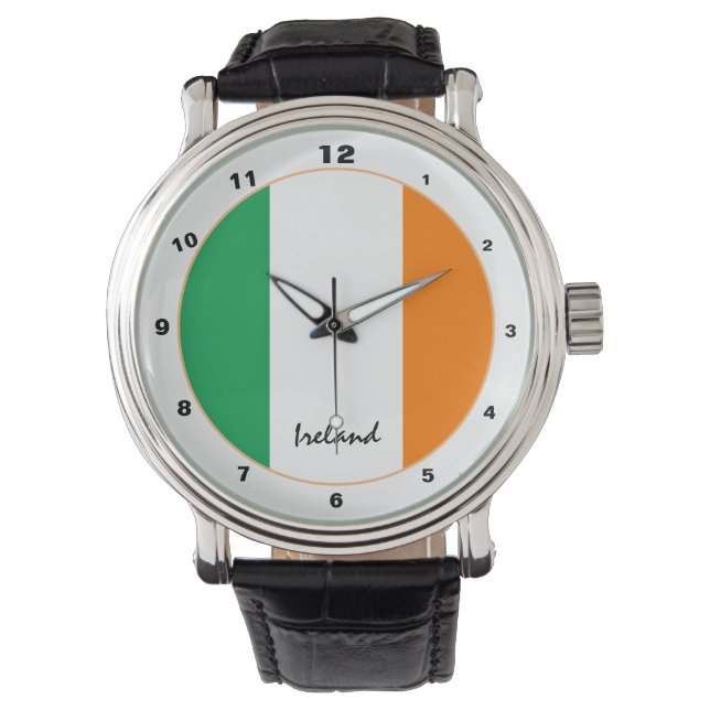 Montre Irish Flag & Irlande tendance mode / design (devant)