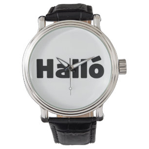 Montre Islandais Halló { Hello ) Íslenska