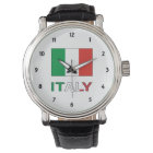 Italie et drapeau italien