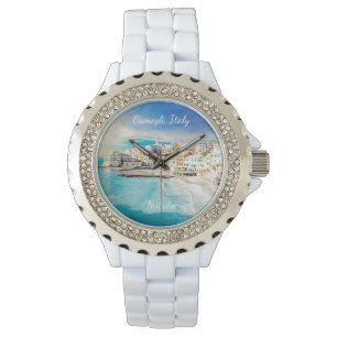 Montre Italie Plage Mer Méditerranée Peinture Monogramme
