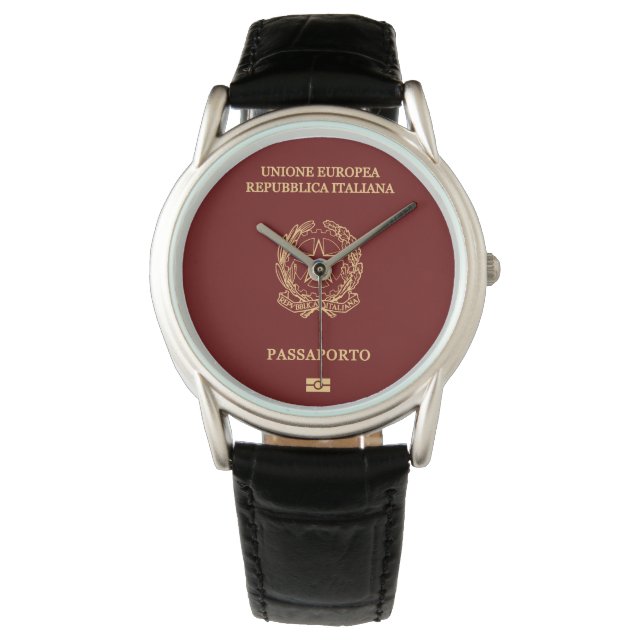 Montre Italy passport wristwatch (devant)