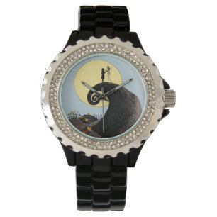Montre Jack et Sally   Silhouette de lune