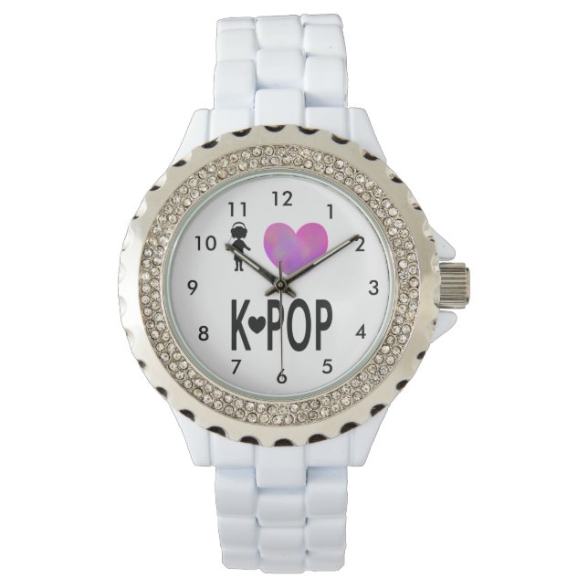 Montre J'adore le K-pop (devant)