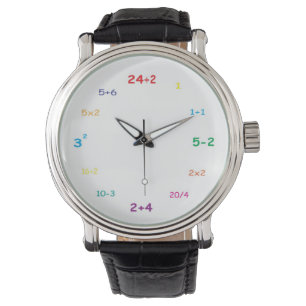 Montre J'adore les maths !