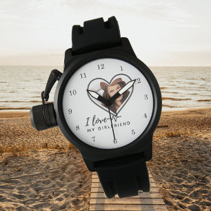 Montre J'ADORE MA COPINE  Cadeau photo personnalisé