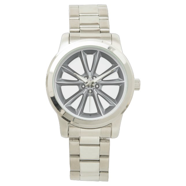 Montre Jaguar Alloy Wheel Watch Conception inspirée (devant)