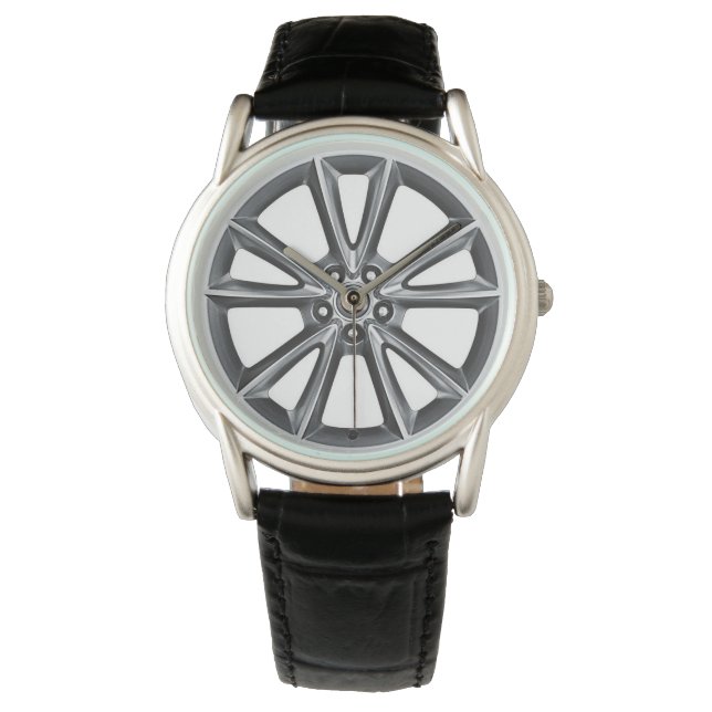 Montre Jaguar Alloy Wheel Watch Conception inspirée (devant)