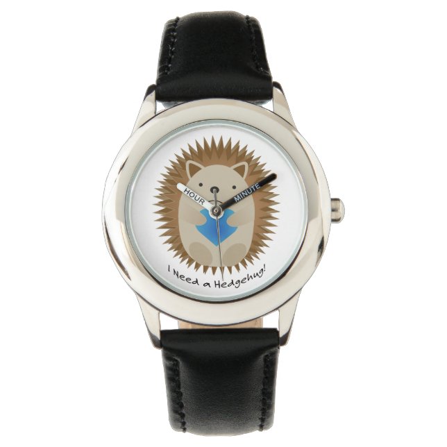Montre J'ai besoin d'un hérisson de Hedgehug (devant)
