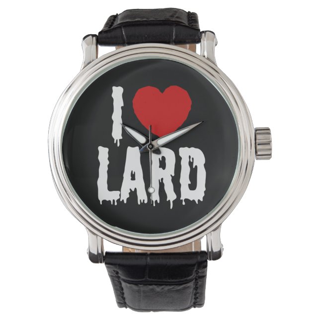 MONTRE J'AI LE COEUR [AMOUR] LARD (devant)
