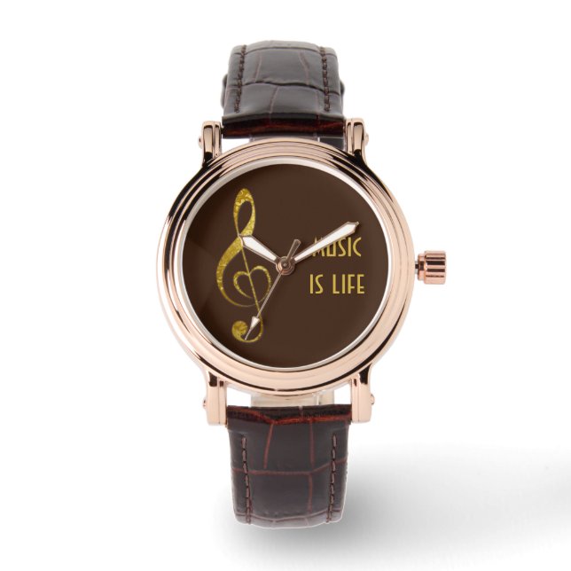 Montre J'aime la musique - bijoux (Recto)