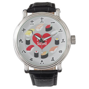 Montre J'Aime Le Sushi