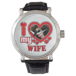 Montre J'Aime Ma Femme Personnalisée