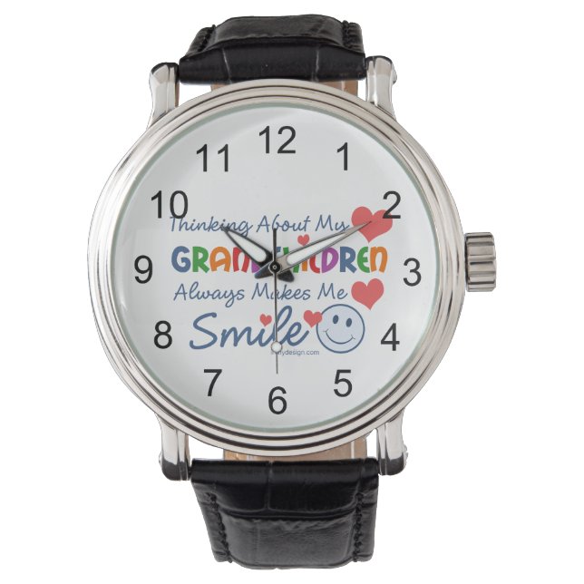 Montre J'aime mes petits-enfants (devant)