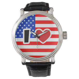 Montre J'aime USA