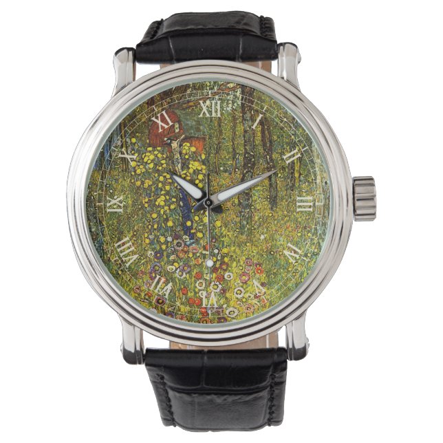 Montre Jardin agricole avec Crucifix par Gustav Klimt (devant)
