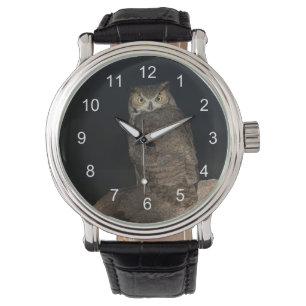 Montre Jardin arrière Grand Chouette à cornes