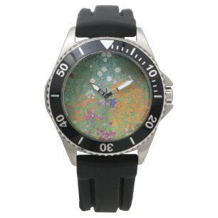Montre Jardin des fleurs (par Gustav Klimt)