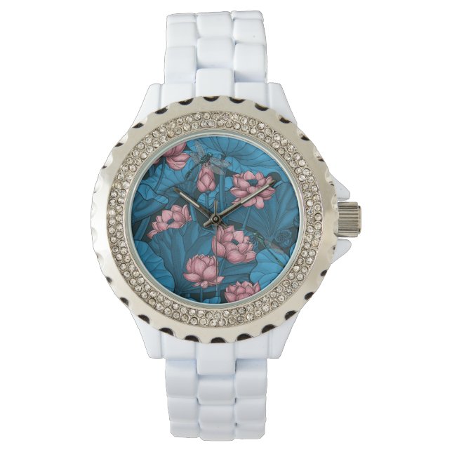 Montre Jardin du lotus nocturne (devant)