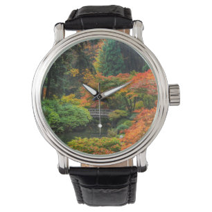 Montre Jardins Japonais En Automne À Portland, Oregon 5