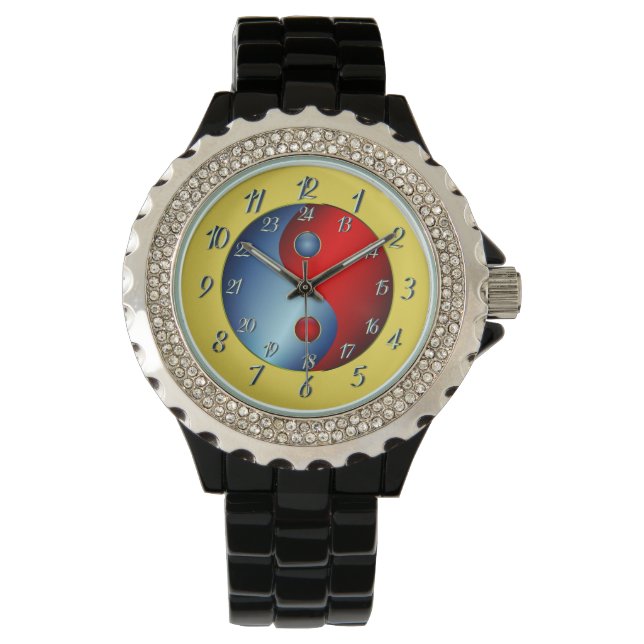 Montre Jaune Jaune Noir et Téméraire (devant)