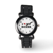 J'Coeur Mon Boxer Numéroté Wristwatch
