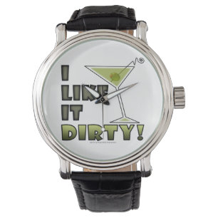 Montre JE L'AIME SALE ! Humour sale de cocktail de