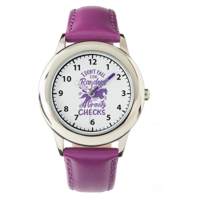 Montre "Je ne tombe pas, je fais des contrôles aléatoires (devant)