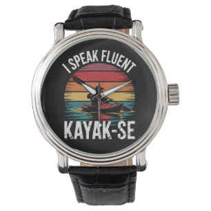 Montre Je parle couramment Kayak-Ese Kayakiste en canoë-k