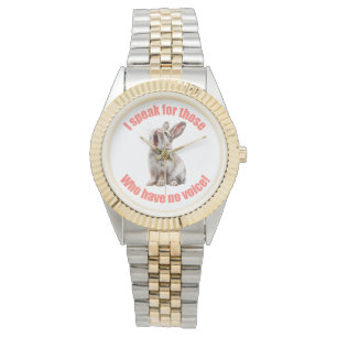 Montre Je parle pour ceux qui n'ont pas de lapin vocal