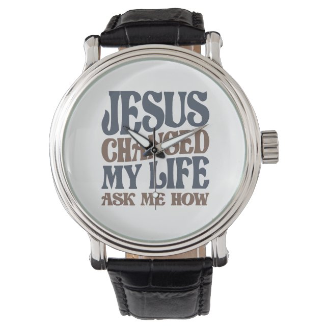 Montre Je Peux Faire Tout Par Christ Philippiens 4 (devant)
