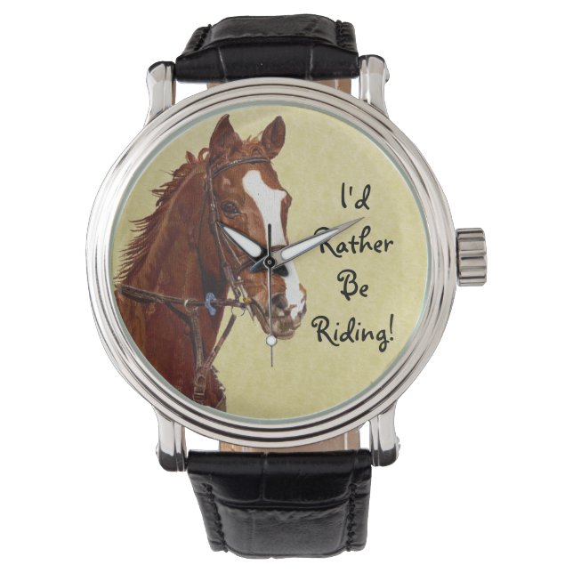 Montre Je Préférerais Me Rendre À cheval ! Cheval (devant)