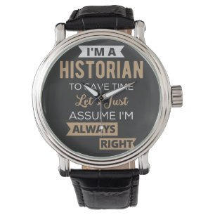 Montre Je suis historien pour gagner du temps Supposons q