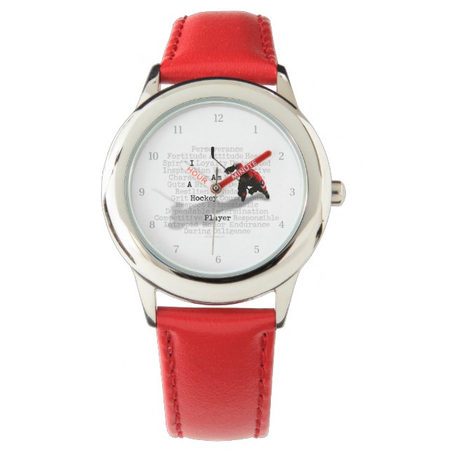 Montre Je suis un joueur de hockey (devant)