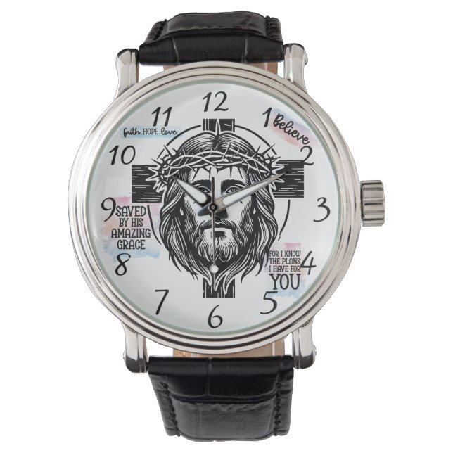 Montre Jésus avec la couronne d'épines (devant)
