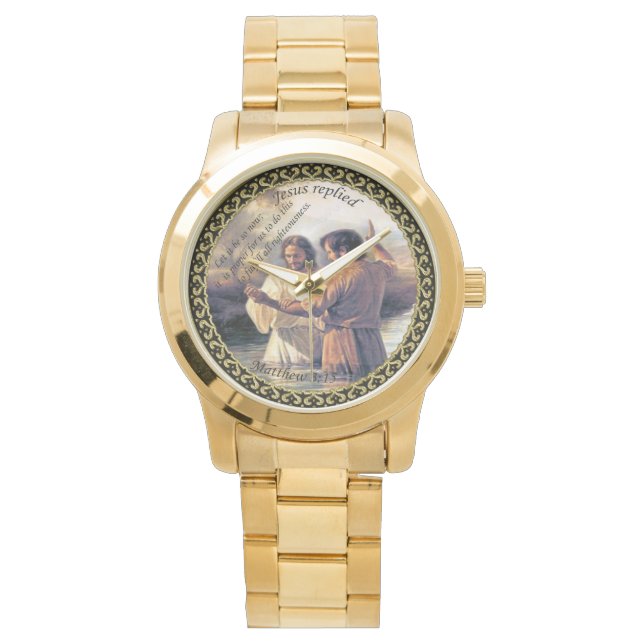 Montre Jésus Christ Baptême image un (devant)