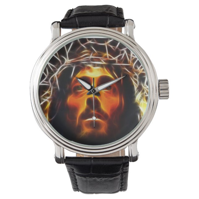 Montre Jésus Christ La Veille Sauveur (Modèles Multiples) (devant)
