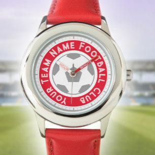 Montre Jeune fan de football ou supporter de football