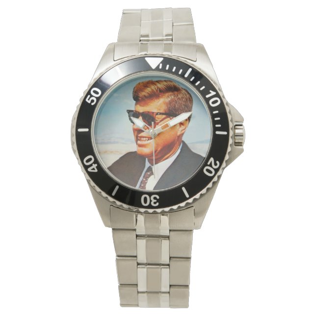 Montre JFK en couleur de vie (devant)