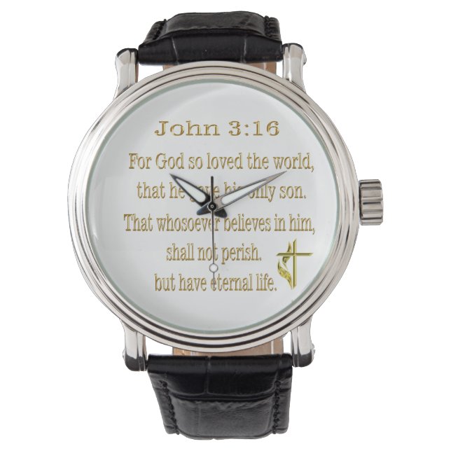 Montre John 3:16 (devant)
